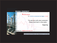 Tablet Screenshot of manaenergy.com